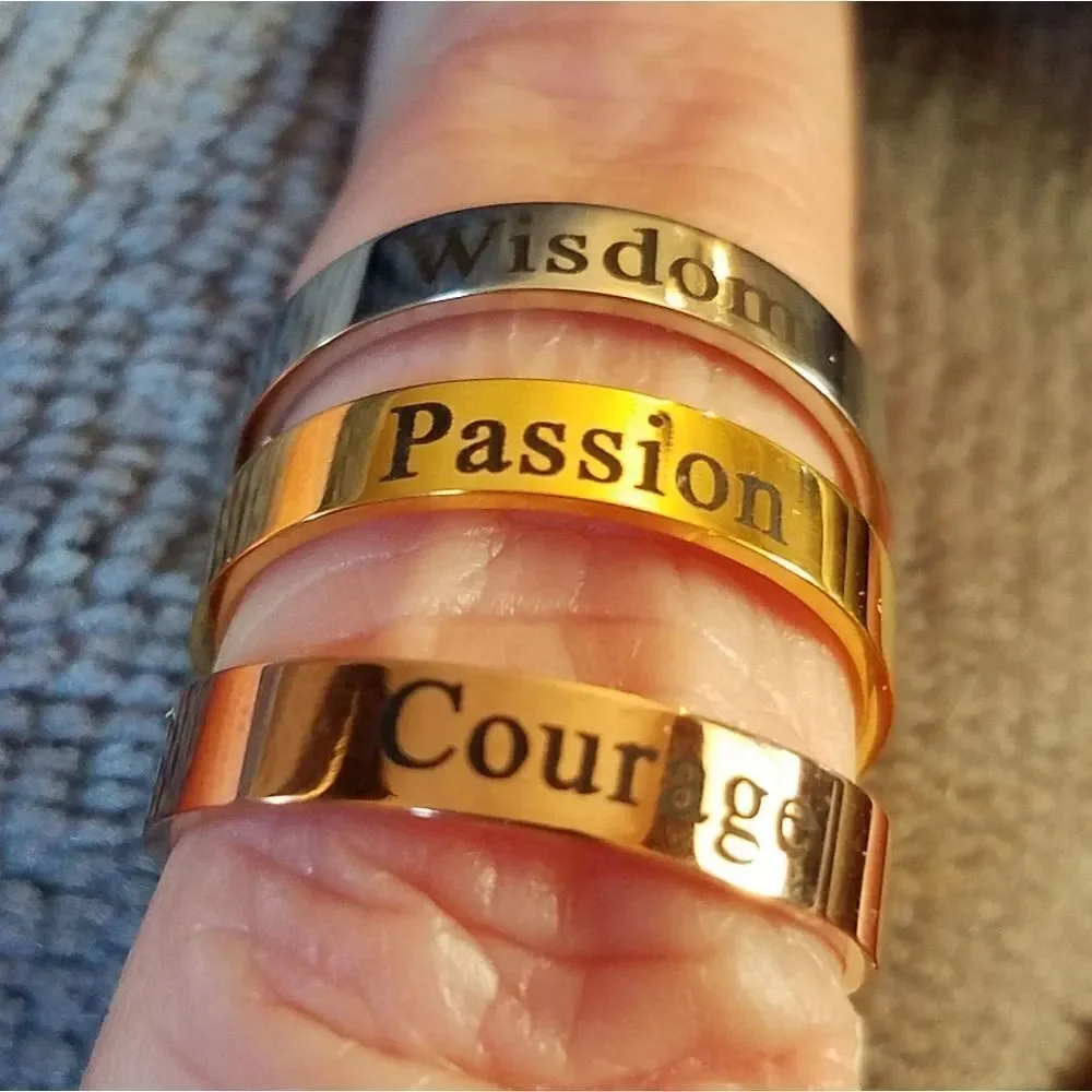 Set of 3 size 8 Rings